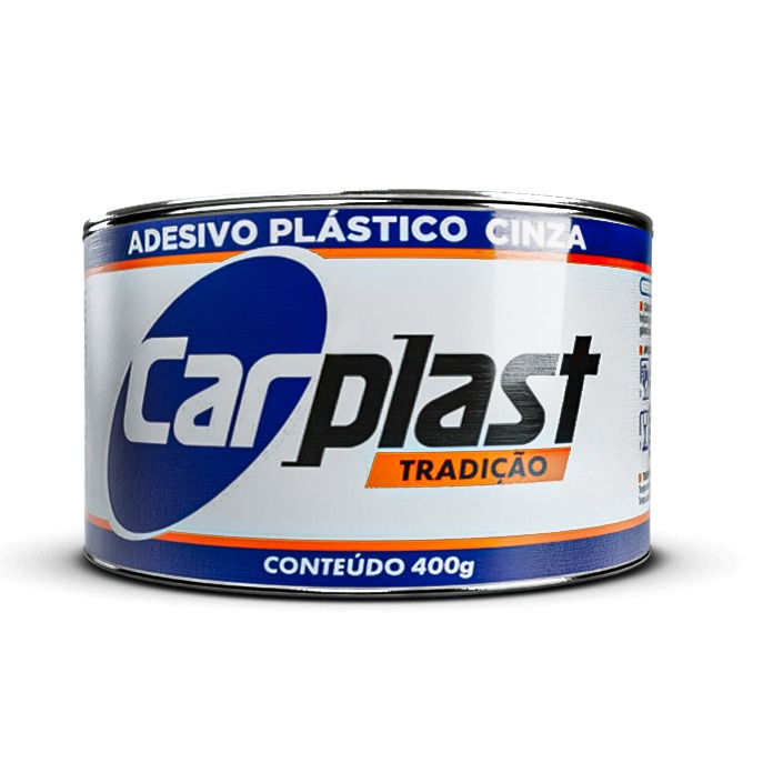 Gray Plastic Carplast Sticker